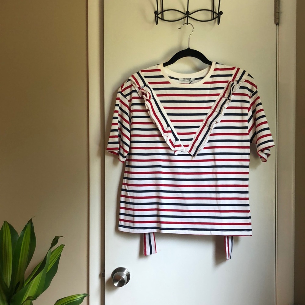 Zara Nautical Stripped Top